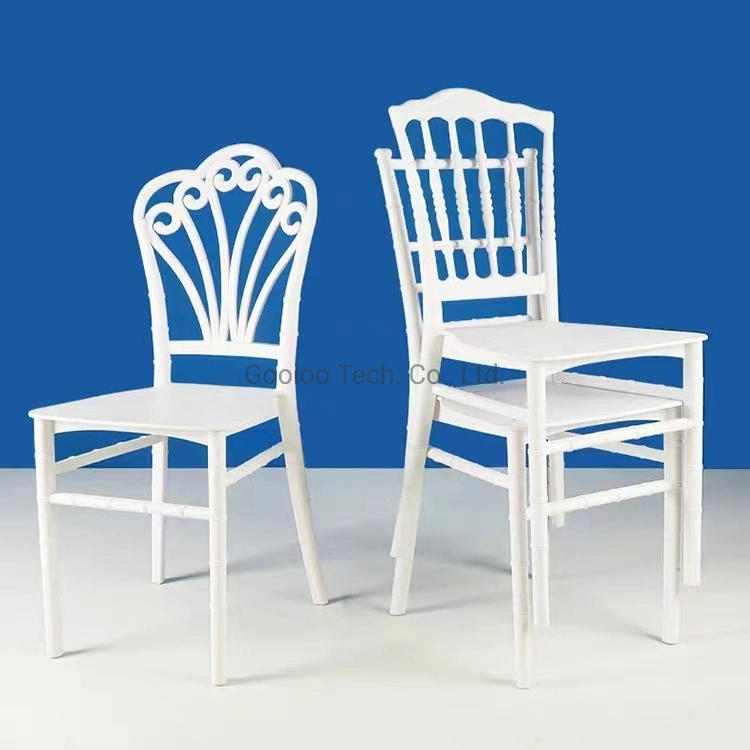 Basic Customization Ploypropylene Plastic Tiffany Wedding Events Dining Chiavari Chairs