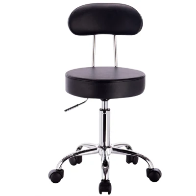 Chaise de bureau ronde de jambe en métal d'ascenseur réglable de magasin de tâche de bureau ergonomique de style moderne de bas prix