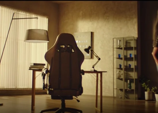 Chaise de jeu de vente directe Silla Gamer en cuir inclinable pour ordinateur de course de bureau avec repose-pieds